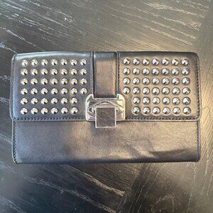 Black Rebecca Minkoff Coco Studded Clutch